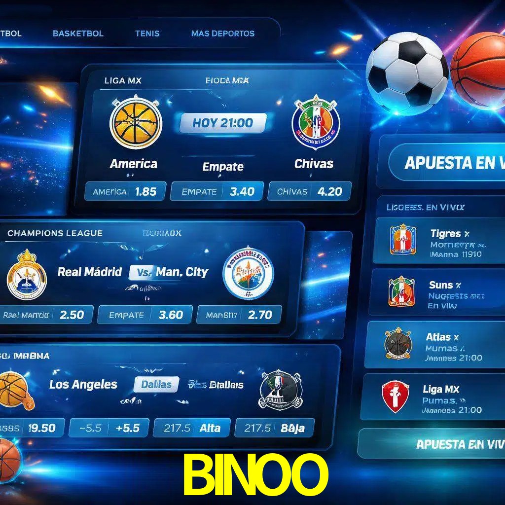 Mercados de apuestas deportivas BINOO para jugadores en México